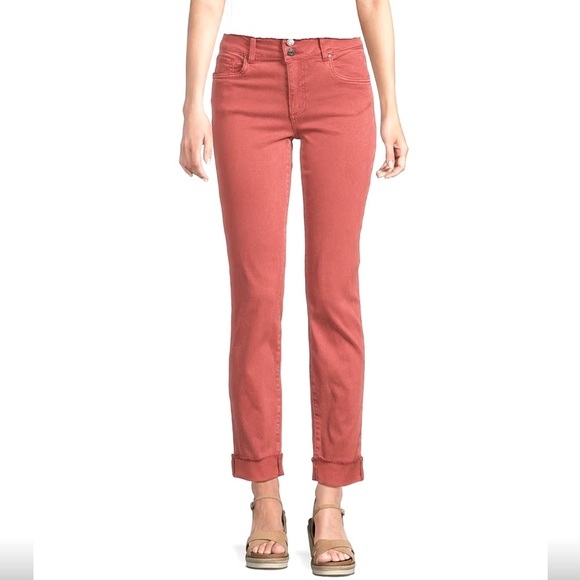 Kut from the Kloth Denim - KUT from the KLOTH Jeans Women’s Amy Crop Straight Leg Distressed Denim Size 18